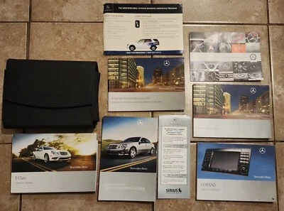 Mercedes-Benz E300 E320 E550 E63 AMG 2009 fabricante de equipos originales manual del propietario con suplementos y estuche Foto 1 de 4