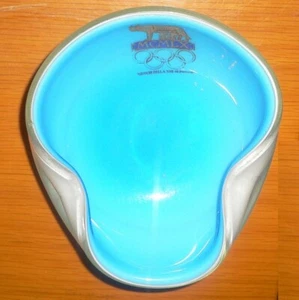 1960 Olympic Games Rome Original Antique MURANO BOWL Ashtray with Olympic Logo 2 - Picture 1 of 4