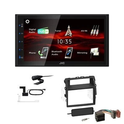 JVC Bluetooth 2DIN DAB+ Autoradio für Nissan Primastar Facelift ab 2011 - Bild 1 von 4