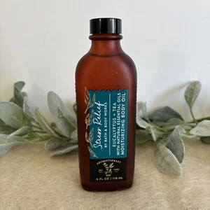 Bath & Body Works Aromatherapy Stress Relief Body Oil Eucalyptus Tea 4 Fl Oz - Picture 1 of 5