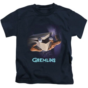 Gremlins Boys T-Shirt Movie Poster Navy Tee - Picture 1 of 1