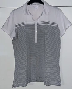 Ping ‘Sensorcool’ Golf Short Sleeve Stripes Polo Shirt, Women’s UK 12 - Picture 1 of 6