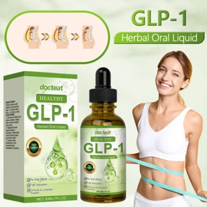 1-3 PIEZAS Nuevo GLP-1 Herbal Quemador de Grasa Gotas Fórmula Natural Para Un Gran Cuerpo - Imagen 1 de 22