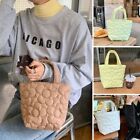 Winter Down Cotton Padded Cute Shoulder Bags Handbags Bucket Bag Tote Bag