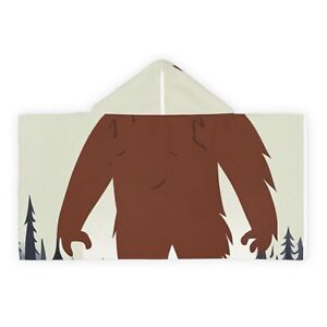 Youth Hooded Towel Make Your Child Look An Feel Like Legendary Sasquatch Bigfoot
