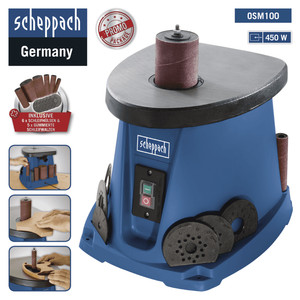 scheppach Spindelschleifmaschine OSM100 Spindelschleifer Schleifmaschine 450W 