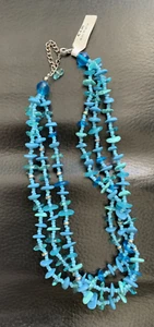Modeschmuck Kette hellblau Länge 39-46cm. von Bijou Brigitte - Bild 1 von 2