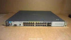 HP J9471A ProCurve 3500-24-PoE L3 Managed Switch 24x 10/100 PoE - INCL RM EARS - Afbeelding 1 van 3