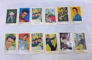 Lot of (12) 1961-1964 Dutch Gum Cliff Richard Cards The Shadows - Picture 1 of 1
