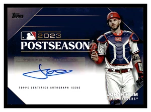Jonah Heim /50 - 2024 Topps Postseason Performance Autographs #PPAJH - Picture 1 of 2