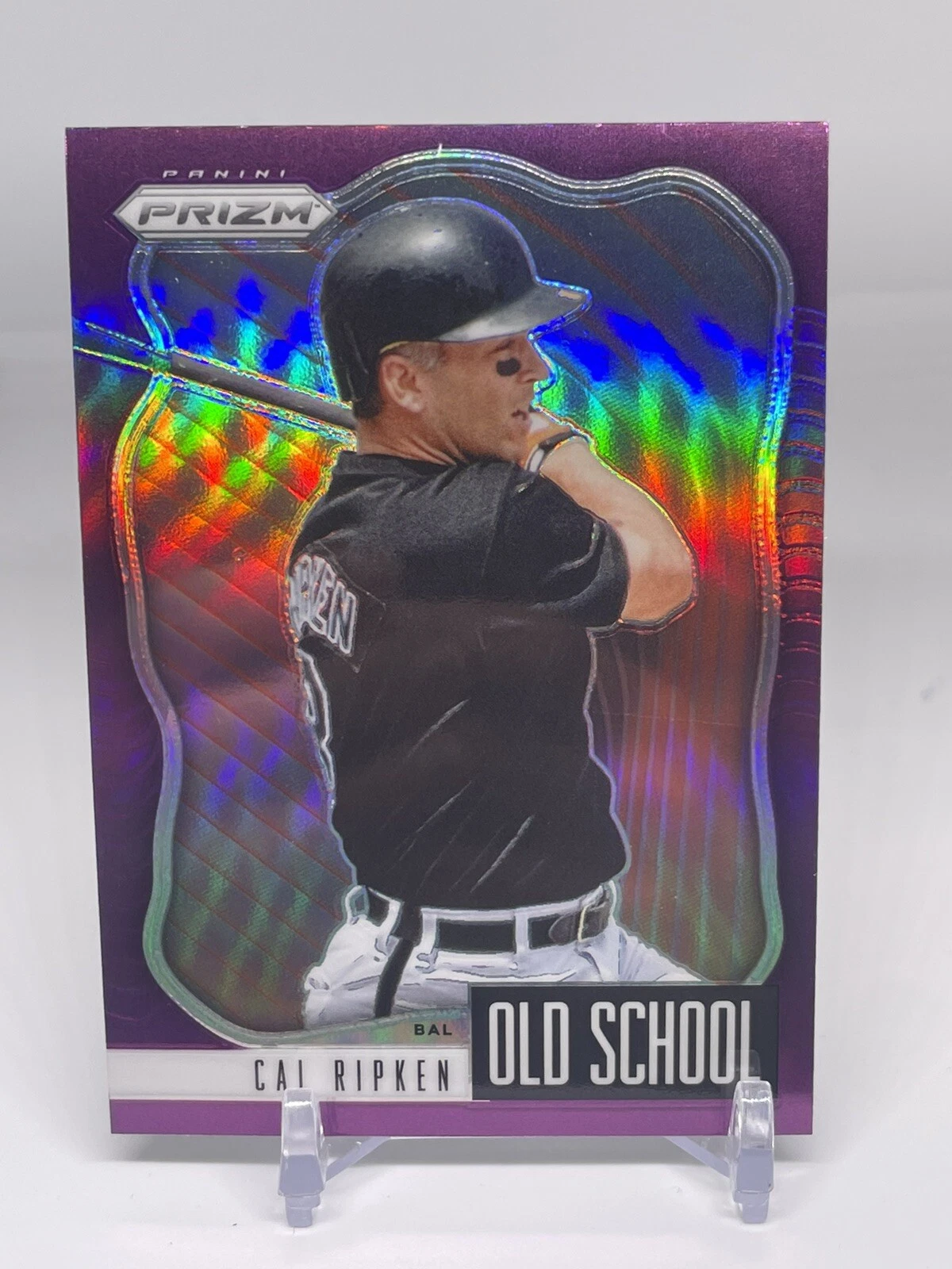 2021 Panini Prizm Purple Old School Cal Ripken #OS-9