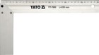 Yato YT-7080 Alu Anschlagwinkel 45° 90° Schreinerwinkel Schlosserwinkel 25cm