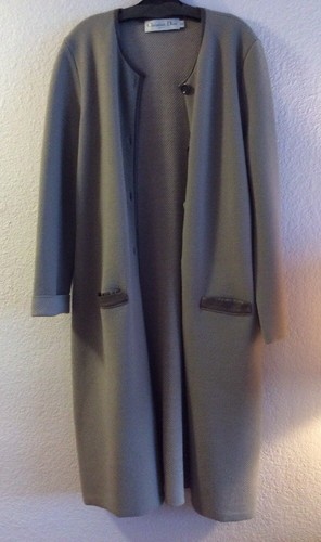 Cappotto a maglia nuovo autentico Christian Dior 44