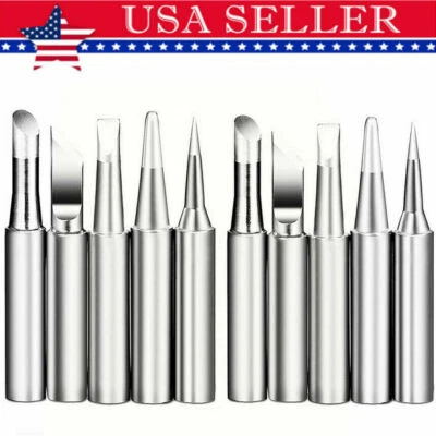 AMERIBOX 10Pcs Solder Screwdriver Iron Tip 900M-T for Hakko Soldering Station Tool Set
