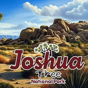 Joshua Tree National Park, CA Postcard Vintage Inspired Retro Look Unposted - Picture 1 of 12