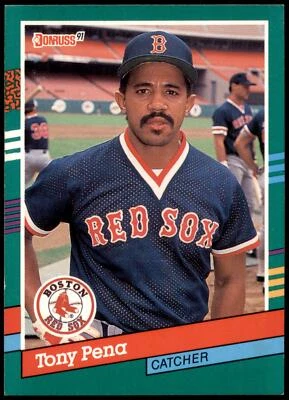 Tony Pena #456b 1991 Donruss - Image 1 of 2