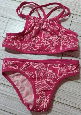 Vineyard Vines Toddler Girls 2T Pink White 2 Pc Swimsuit  - Image 1 of 4