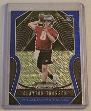 2019 Clayton Thorson /10 BLUE SHIMMER SSP Panini Prizm Football #310 RC NFL NCAA
