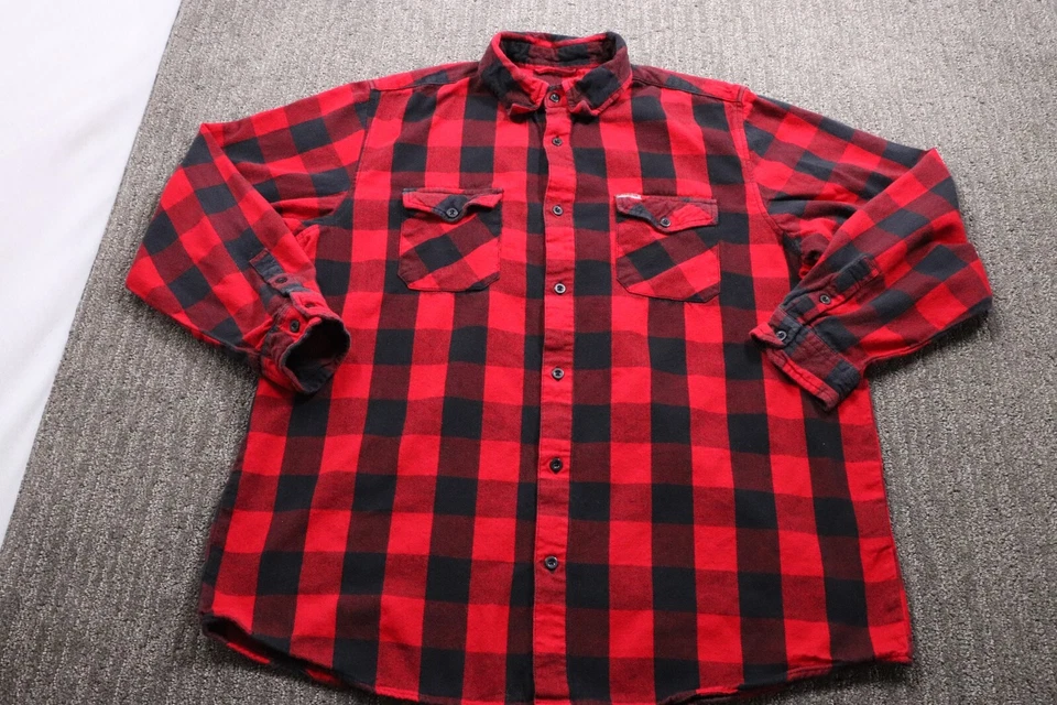 Revolution Gear By UNIK Men's 3XL Flannel Shirt Plaid Lumberjack Button-down - Image 1 of 4
