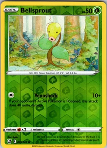 Bellsprout Reverse Holo 001/163 SWSH05: Battle Styles Common - NM - Picture 1 of 2