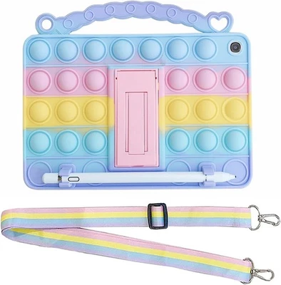 XZC Push Pop Fidget Case for iPad Mini 1/2/3 Kids Stylish Soft Release Stress - Image 1 of 4