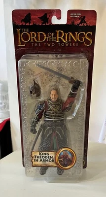 ToyBiz 2003 - LOTR The Two Towers - King Theoden en armadura con espada - Nuevo Foto 1 de 4