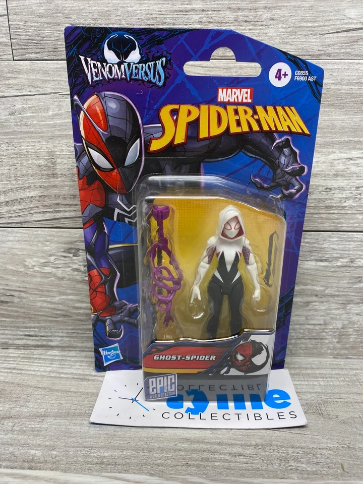 Venom Versus Spiderman 3.75 GHOST IRON SPIDER GWEN & MILES Epic World Figure