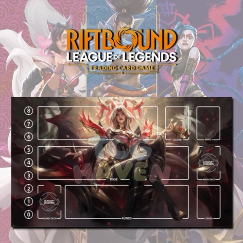 Riftbound TCG Playmat | Hall of Legends Ahri Immortalized | 60*35cm ...