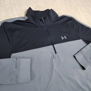 Under Armour Golf Sweatshirt Men XL Storm Midlayer 1/4 Zip Performance Water Res - Picture 1 of 8