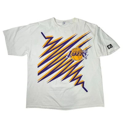Camiseta De Colección Años 90 Starter Los Angeles Lakers Shockwave NBA Talla XL Foto 1 de 4