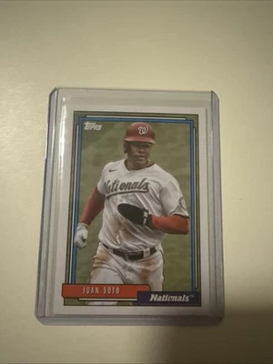 2021 Topps Update Series JUAN SOTO #T92-49 Washington Nationals '92 REDUX - Image 1 of 2