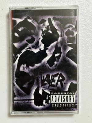 Slayer Undisputed Attitude Cassette Tape Original 1994 SR RED Metal 43072-4 USA - Image 1 of 4