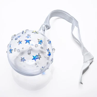New w/ Gift Box SWAROVSKI Brand 56827337 AB Stars Holiday Magic Ball Ornament - Image 1 of 3
