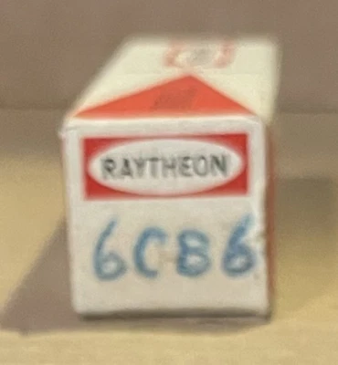 TUBO ELETRÔNICO RAYTHEON 6CB6 NA CAIXA, TUBO PODE OU NÃO SER BOM, USADO, - Imagem 1 de 3
