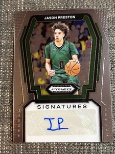 Jason Preston Auto Signatures 2024 Panini Prizm Draft Picks #S-JPR - Foto 1 di 2
