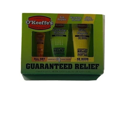 O'Keeffe's Lip Repair Funcionamiento Manos Crema Reparación Piel Loción Corporal Paquete Foto 1 de 4
