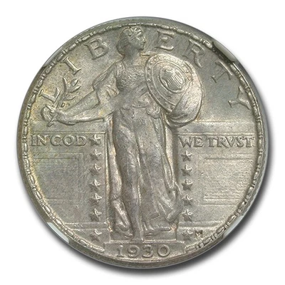 1930 Standing Liberty Quarter MS-62 NGC (FH) - Image 1 of 2