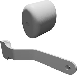 Winder Kurbelhebel für Bronica SQ-A Mittelformatkamera - Bild 1 von 3