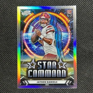 2024 Topps Cosmic Chrome Star Command Jayden Daniels #SC-25 Refractor (RC) - Picture 1 of 2
