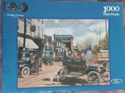Rompecabezas Ford Company Main Street 100 años 1000 piezas 78147 FX Schmid 2002 Foto 1 de 4