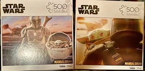 Rompecabezas Disney Star Wars Mandalorian Baby Yoda 500 piezas LOTE DE 2 NUEVOS - Imagen 1 de 1