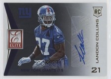 2015 Panini Donruss Elite Signatures Landon Collins #ERS-LC Rookie Auto RC