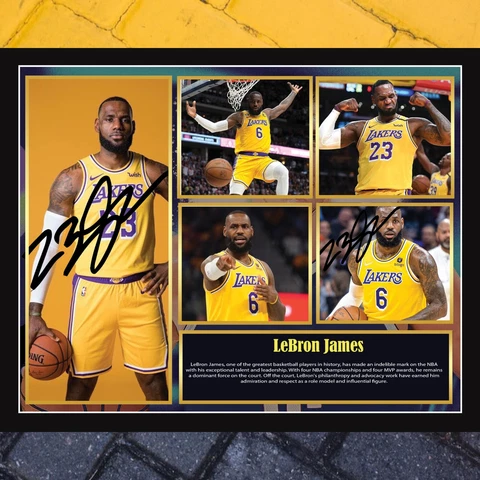LeBron James, American Professional Basketball Player, Sports Memorabilia Frame Cover
