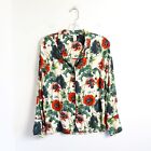 H&M blogger's celebrity favourite floral print pyjama style shirt cardigan boho