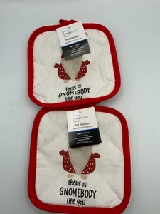 Main Stays Pot Holder (There is Gnomebody Like You) Lot Of 2 - Picture 1 of 6