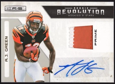 A.J. Verde 2011 Panini Rookies & Stars Rookie Revolution Prime RPA RC automático/10 Foto 1 de 2