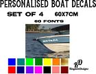 60cm Personalised Boat Names Decal/vinyl/for Boats/powerboat/dinghy/sailboat