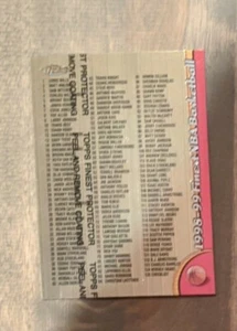 1998-99 Topps Finest Basketball Checklist - Picture 1 of 1