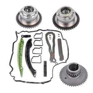 Timing Chain Kit +Camshaft Adjuster Gear for Mercedes E SLK W204 W212 R172 Used - Picture 1 of 7