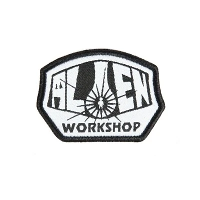 Alien Workshop OG Logo UFO Area 51 Skateboard Iron On Patch Black White